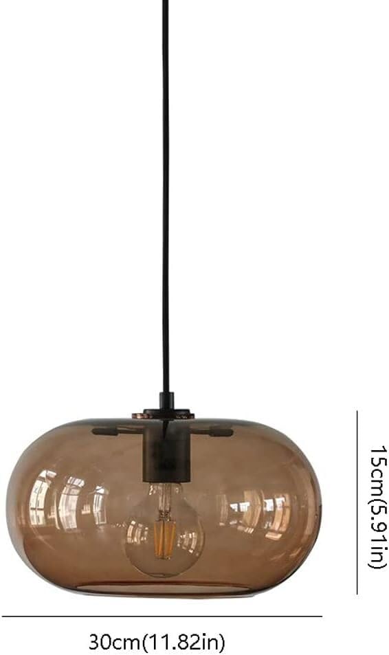 Chandelier en verre moderne E27 éclairage pendentif plafond