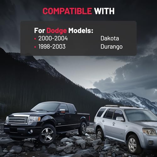 Image of SYERAL Door Latch Lock Actuator FR Front Right Passenger Side Latch Motor Compatible with Dodge Dakota 2000-2004, Durango 1998-2003 Replaces 931-627