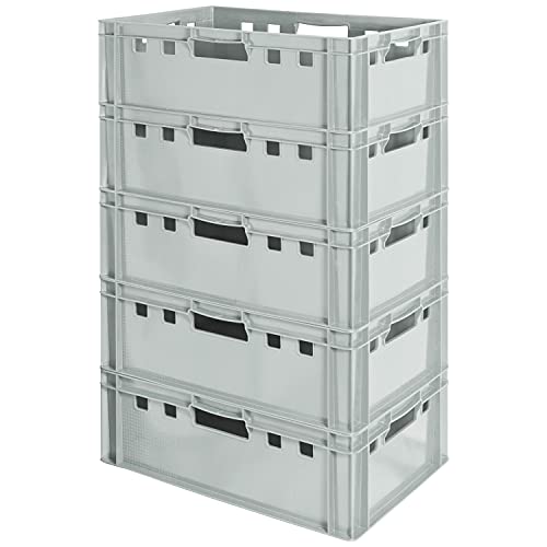 Carne Riquadro E2 Carne Impilabile Scatola di Immagazzinaggio Contenitore Grigio Kingpower, Numero:5