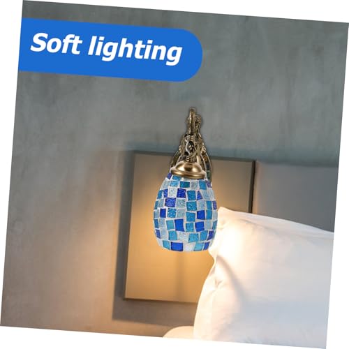 Aplique de pared sirena de brillo suave con doble compatibilidad de casquillo E26 E27 2