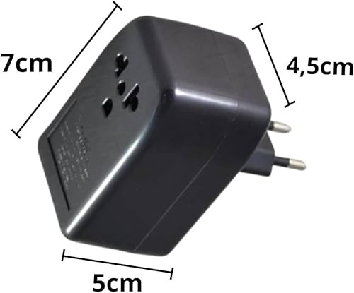 Conversor de Voltagem Flex Plus, Bivolt 110V/220V, 50W, Compacto para Viagens