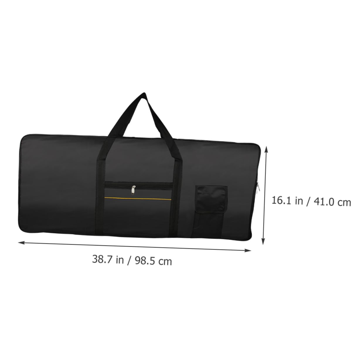 GALPADA Borsa alla Moda e Comoda da Portare a Mano come Zaino 61 Tasti Oxford Design per Tastiera Elettronica Nero