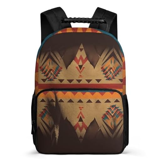 Lightweight Native American Print Backpack