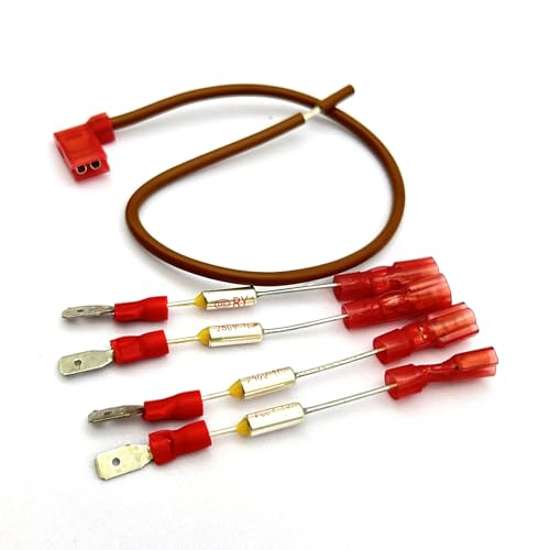 Image of 5 PCS Water Heater Thermal Fuse Breaker Kit, RV Water Heater Thermal Fuse Replacements, Compatible with RV OEM Atwood 93866 (Pink)