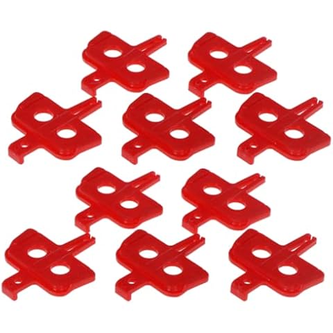YYwenting 10 Pcs Hydraulic Disc Brake Pads Spacer Bicycle Brake Spacer Mountain Bike Plastic Hydraulic Oil Pressure Disc Protector MTB Brakes Pads Cover