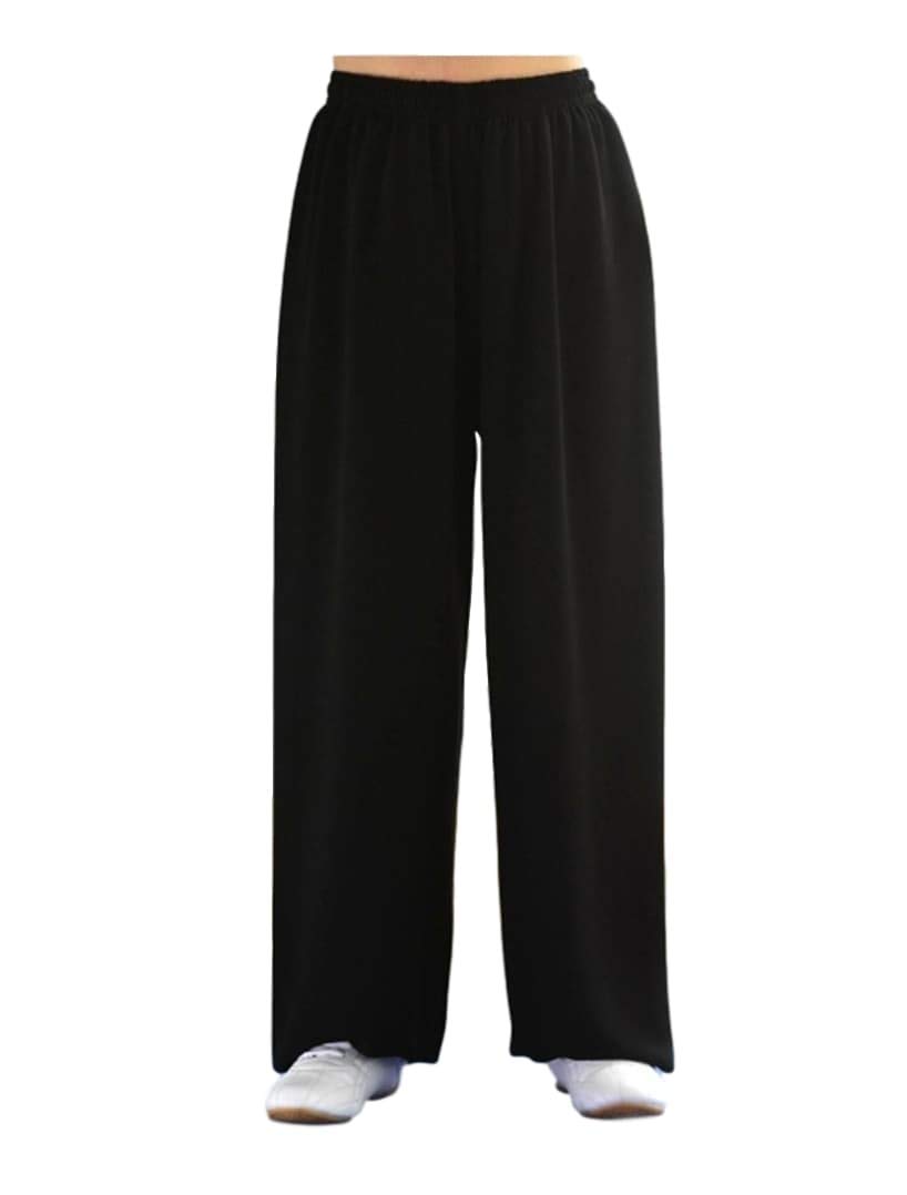 Pantalon en Coton Noir Qi Gong et Tai chi