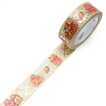 【バラ売りOK】苺＆花柄マスキングテープ 巻売り 3個セット バラ売りOK】苺＆花柄マスキングテープ 巻売り 3個セット バラ売り