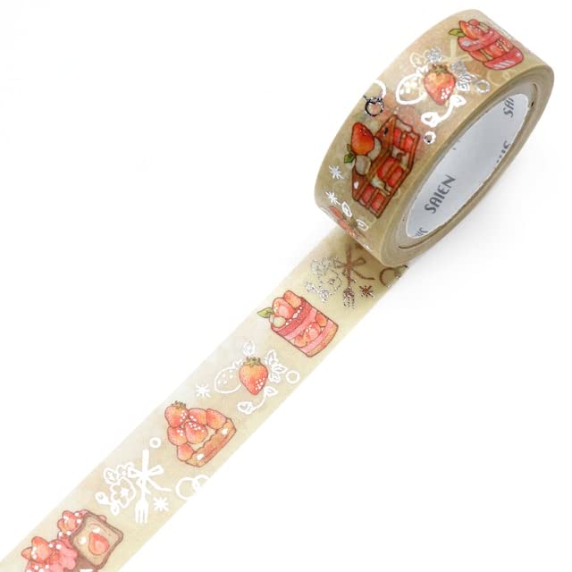 Amazon | カミイソ産商(Kamiiso) SAIEN マスキングテープ いちご