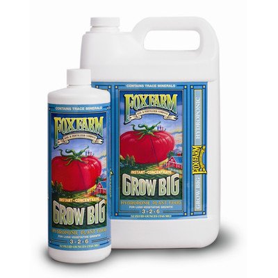 Grow Big Hydro Liquid Concentrate Fertilizer Size: 1 Quart