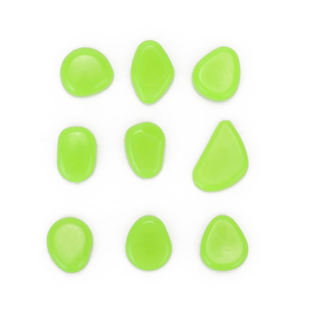 500 Ciottoli Luminosi Per Giardino - Sassolini Glow In The Dark Per Decorazioni Esterne E Interni