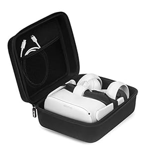 JSVER Doos voor Oculus Quest 2 / Oculus Quest/Oculus Go VR-headset Harde EVA-Opslag Beschermende Tas voor Samsung Gear…
