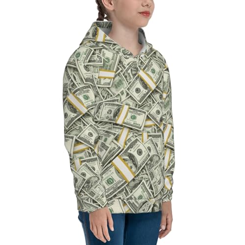 Long Sleeve Hoodies Pullover with Pockets for Teens Girls Boys Running Daily3