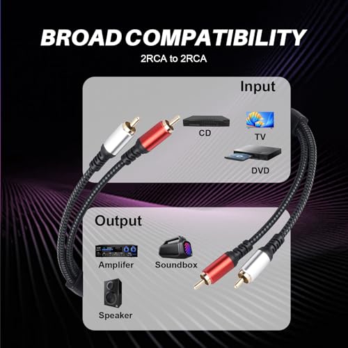 Cable RCA para DAC de escritorio y amplificador en estudio de música 6