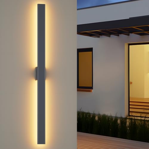 Applique murale exterieur 120cm anthracite Klighten etanche IP65