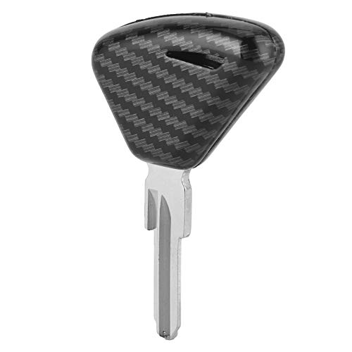 Chave de ignição de motocicleta sem corte com capa estilo fibra de carbono adequada para Aprilia Tuo