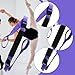 Aymzbd Yoga Strap Stretcher Belt Versatile Elastic Flexibility Adjustable Lightweight Home Pilates Gym Stretch Band, Purple