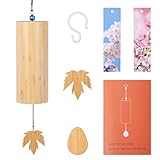 Deekec Bamboo Wind Chimes for Outdoors Meditation Zen...