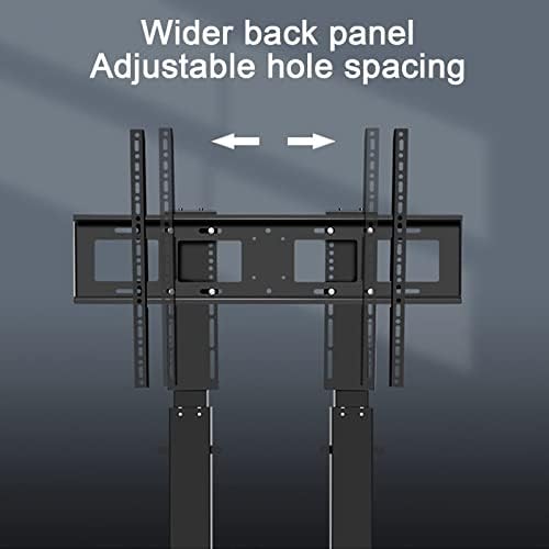 Motorized TV Lift Stand for 55-120 Inch TVs, Adjustable Height 47.5"-106.5", Supports 285 lbs, 1100x600mm, Perfect for Home & Office Entertainment, Smooth Electric Lift,1205-2705mm 55-120in tv