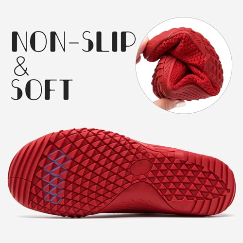 Image of Barefoot Shoes Women Tennis Gym Zero Drop Trail Minimalist Sneakers | Zero Drop 丨Minimalist丨Lightweight Material丨Breathable Mesh丨Non-Slip丨Machine Washable