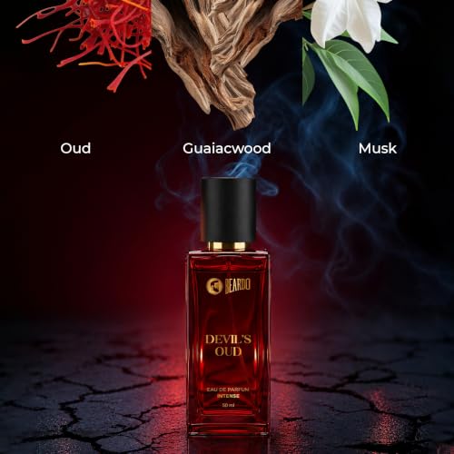 Image of Beardo Devil's Oud Eau De Parfum for Man, 50ml | Long Lasting Fragrance | Perfume For Man | Woody & Oriental | Gift For Men | Husband | Boyfriend