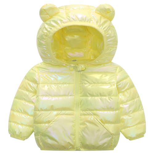 Image of ZSPHCZRWY Baby Boys Girls Winter Coats Toddler Kids Light Puffer Down Jacket with Hoods 6M-4T Infants Outerwear
