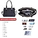 Tigpoy Women's Handbags Fashion Leather Handbags Purses For Women Tote Bag Shoulder Bag Top Handle Satchel Purse (Black)