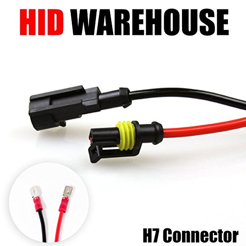 Image of AC HID Xenon Replacement Bulbs - H7 8000K - Medium Blue (1 Pair) (Metal Base)