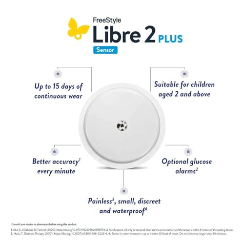 Image of FreeStyle Libre 2 Plus Flash Glucose Monitoring System Sensor