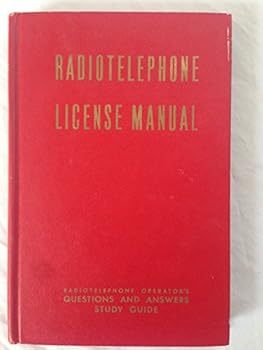 Hardcover Radiotelephone License Manual Book