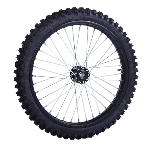 Akozon 19-Zoll-Vorderradfelge Reifenbaugruppe Dirt Bike 70/100-19 Reifen 20 Mm Achse Ersatz für Surron Light Bee X 2024–2025