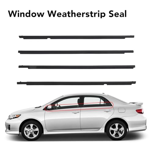 Joint d'étanchéité de vitre premium compatible Toyota Corolla 7573012300 - 2