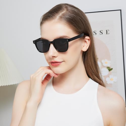 Polarized Rectangle Sunglasses For Men & Women with Small Face Narrow Style2