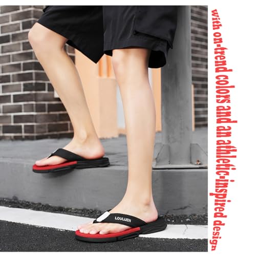 Men's Soft Comfy Flip Flop Slide Sandals - Non-Slip and Stylish Summer Beach Footwear3