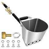 Construction robuste et durable - Corps en acier inoxydable résistant à la corrosion et poignée en aluminium solide pour une durée de vie prolongée. Longueur totale de la poignée : 55 cm. Capacité du réservoir : 4 L. Pression de sortie maximale : 1 MPa.