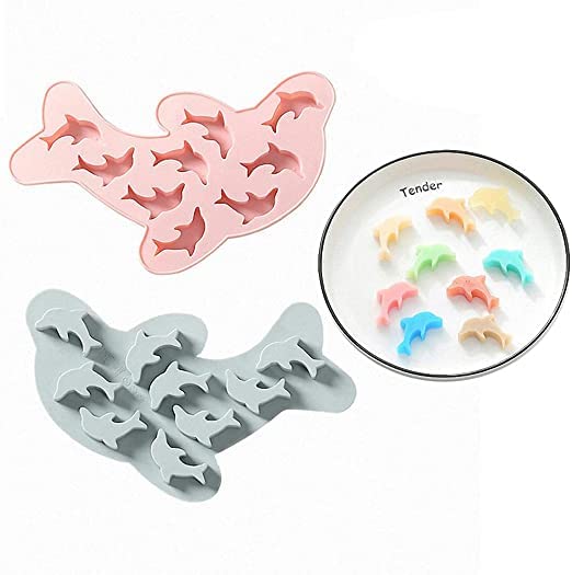 SMELLO Dolphin Chocolate Candy Silicone Mold | Cake, Jelly, Ice Cube Tray, Resin, Clay, Crayon, and Mini Soap Mould-image-29