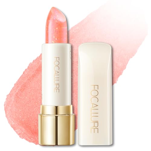 FOCALLURE Moisturizing Lipstick,Color Changing Tinted Lip Balm,Hydrating PH Lip Balm with Creamy Texture,Long Lasting High Pigmented Lip Stain,Rhodozite