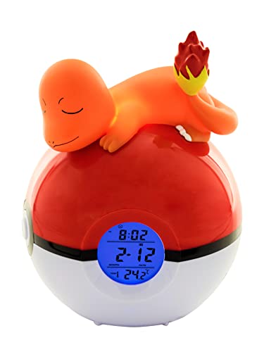 Despertador Digital Pokémon Charmander TEKNOFUN con Difusor de Luz LED 3