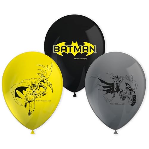 Procos 93362 Ballon Batman en latex 46 cm Décoration d'anniversaire