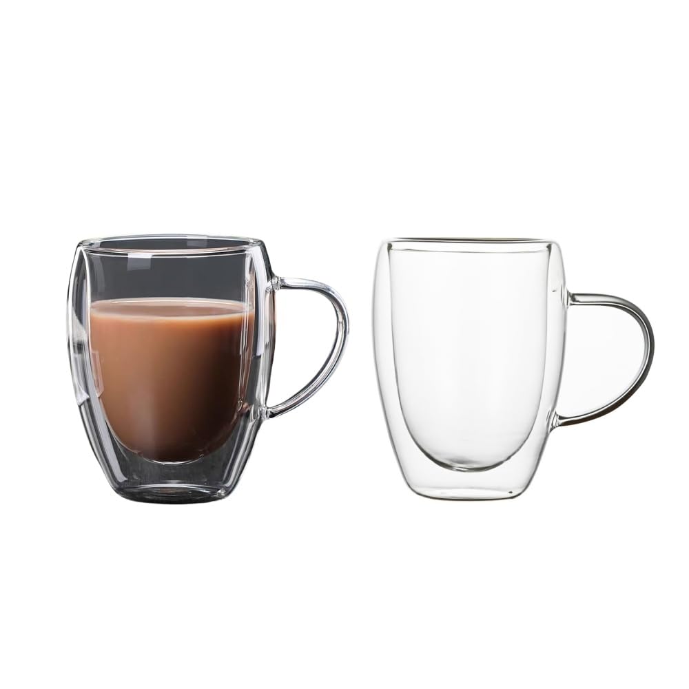Tasses en Verre Borosilicate anti-brûlure pour savourer votre thé et café chaud sans risque