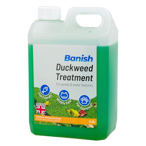Pisces Banish Duckweed Pond Water Treatment 2500ml Greenwater Algae Remover