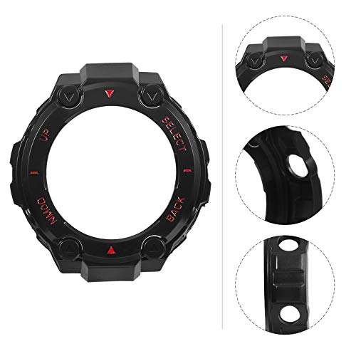 ULTECHNOVO Cobertura da Moldura Do Relógio Protetor de Tela Do Relógio Compatível Com Amazfit T-Rex