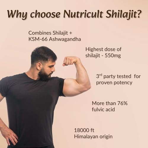 Nutricult Shilajit Gold Resin (with KSM-66 Ashwagandha) — Shilajit Supplements - image 3