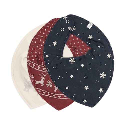 Bavoirs bandana Pippi lot de 3 bavoir triangulaire coton bébé