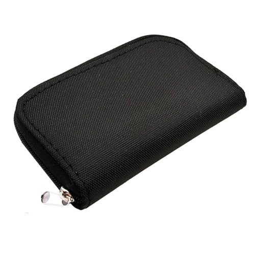 Image of ELV Portable Memory Card Storage Wallet Protective 22 Slots SD Card Carrying Case, Durable, Compact, Travel-Friendly, Organize and Protect Your SD, TF, MicroSD Cards | Ideal for Photographers