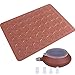 ZXT Tappetino in Silicone per Macaron,Stampo in Silicone Macarons,Macarons Tappetino da Forno in Silicone,48 Fori Macarons Tappetino in Silicone con Penna Decorativa e 4 Ugelli