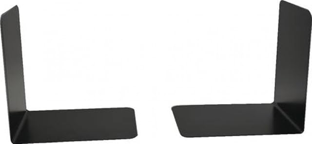 Hangzhou Topline 140 mm Heavy Duty Metal Bookends - Black (Pack of 2)