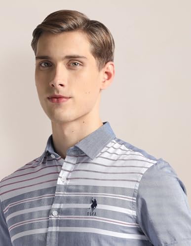 Image of U.S. Polo ASSN. Men's Cotton Regular Fit Shirt