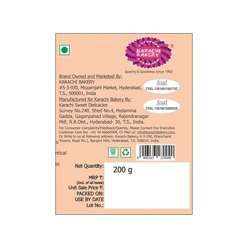 Image of Karachi Bakery Mango Chocolate Barfi 200g
