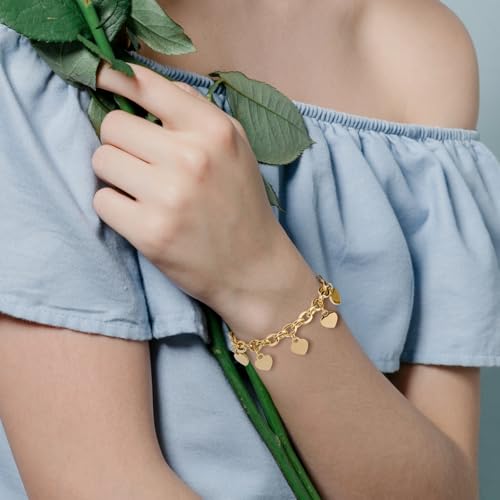 Gold Bracelets for Women Charm Bracelets for Women Stainless Steel Bracelets Jewelry Gift4
