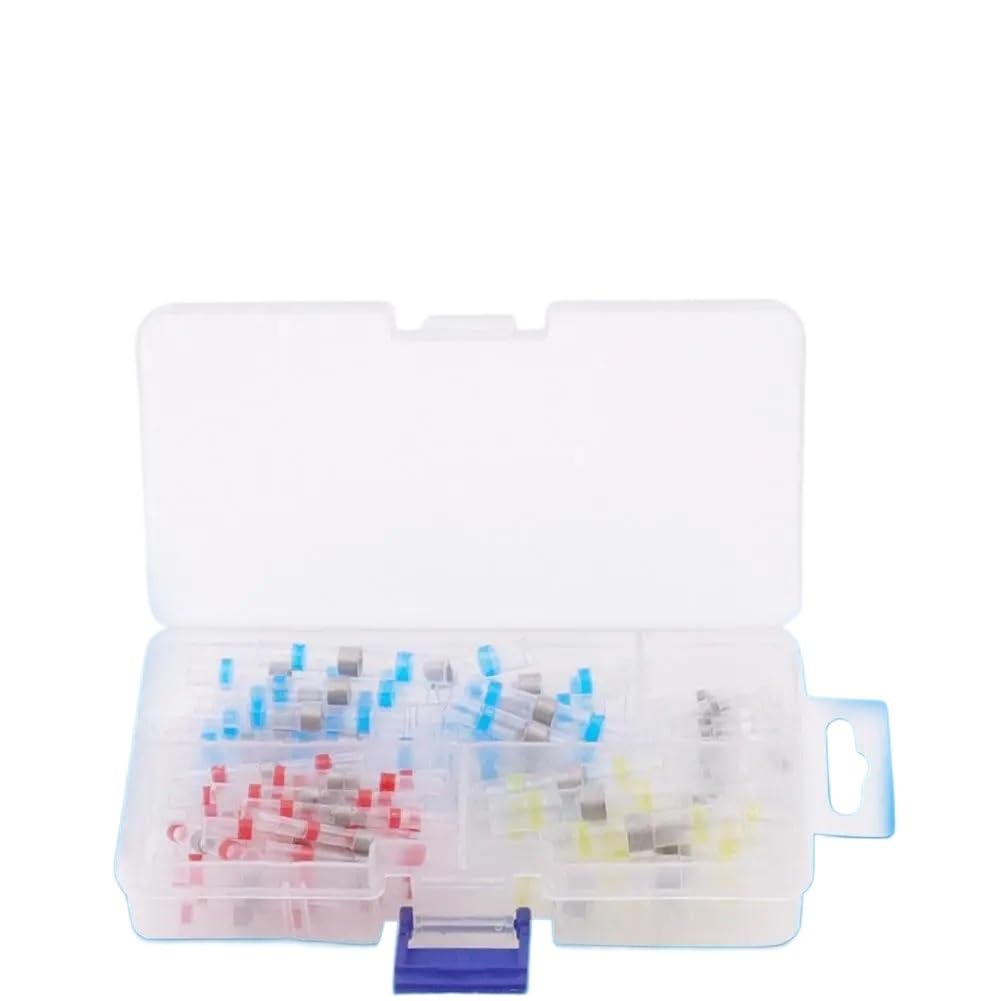 DSZUJTYROP IP67 Waterproof 100pcs Solder Sleeve Heat Shrink Tube Wire Splice Terminal Connectors